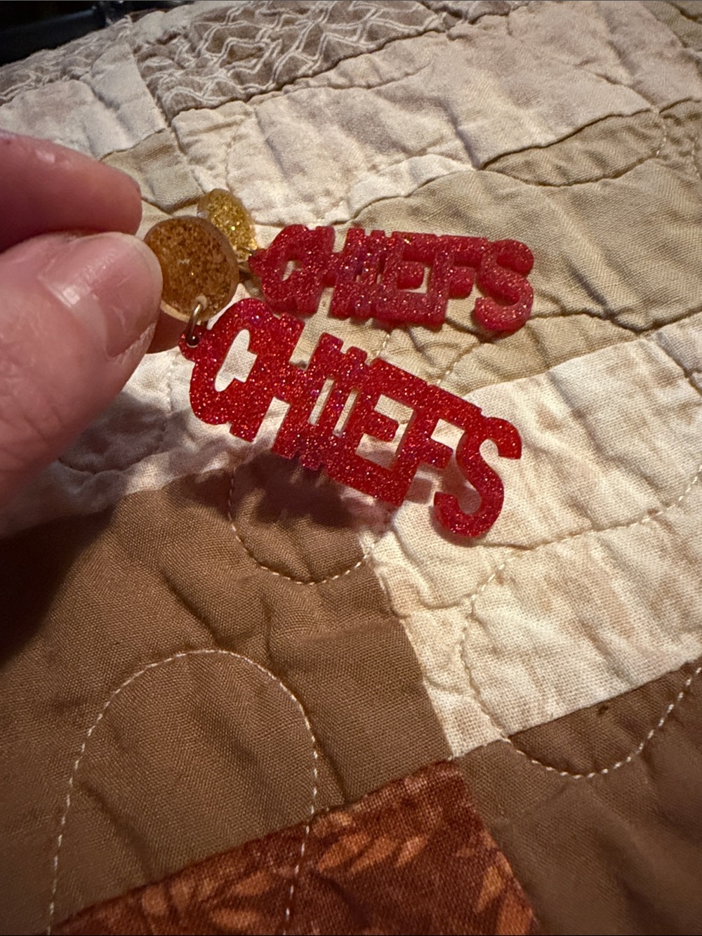 Chiefs Earrings